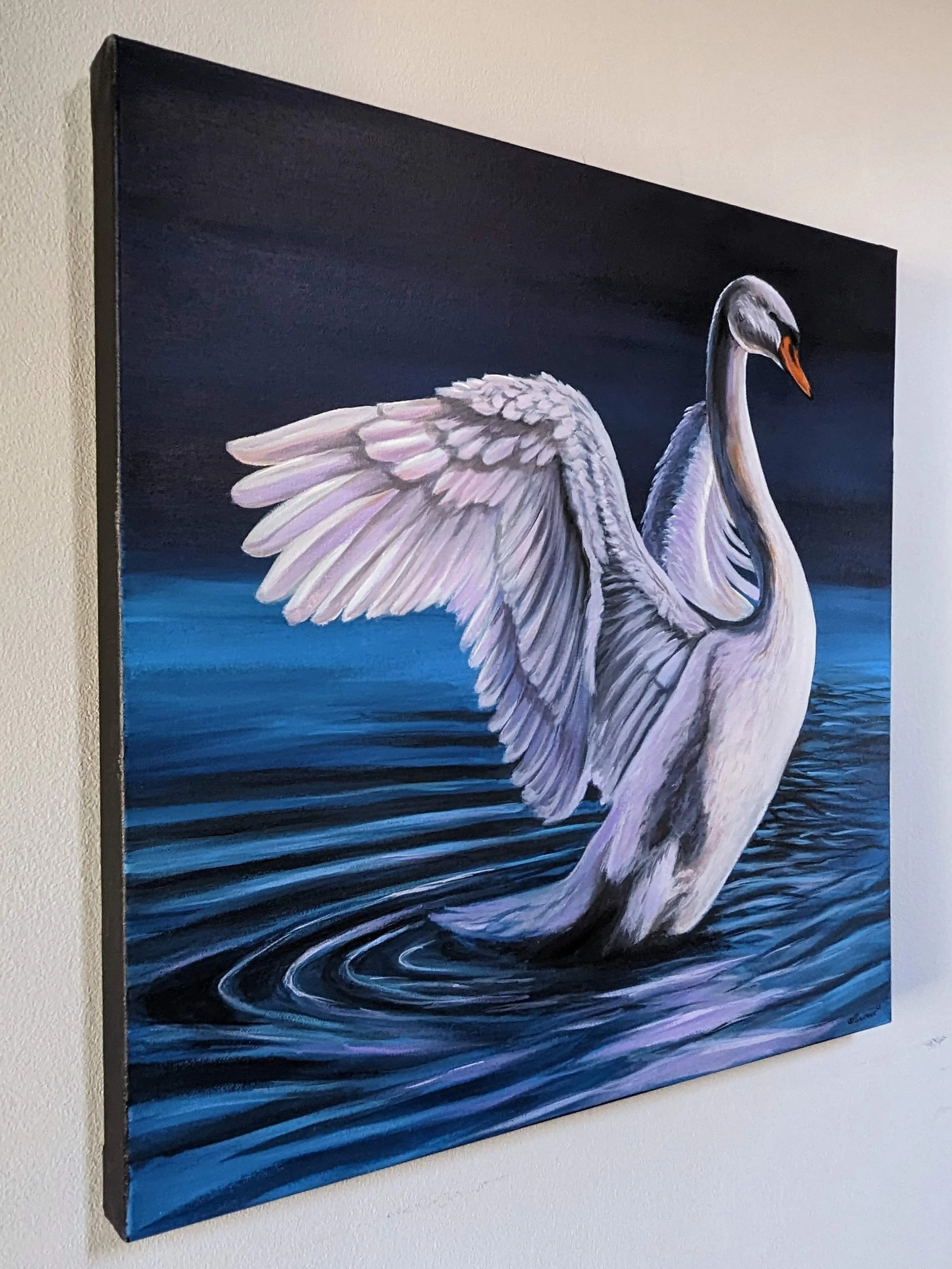 The Last Dance - Swan (Original) — Michael Lawrence Art